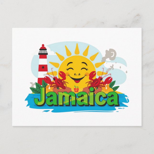 Jamaica ya mon  postcard (Front)