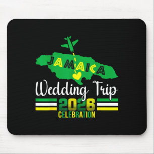 Jamaicaa Wedding Trip 2026 Anniversary Trip Couple Mouse Mat