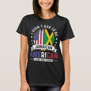 Jamaican American Flags Pride Jamaica Flag T-Shirt