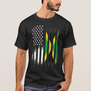 Jamaican American Hispanic Heritage Month Patriot T-Shirt
