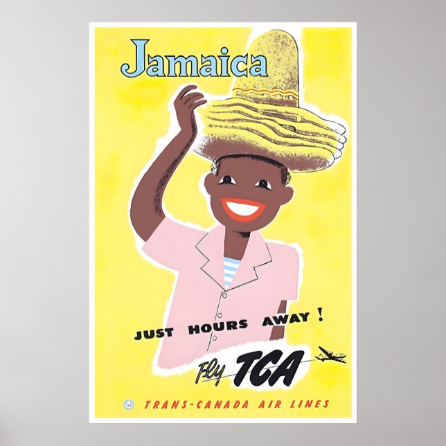 Jamaican Art Jamaica Travel Poster Trans Canada (Front)