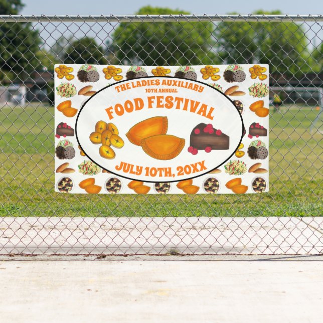Jamaican Beef Patty Food Fest Caribbean Cuisine Banner (Insitu)