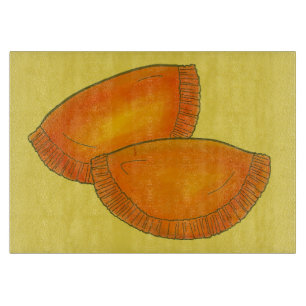 Jamaican Beef Patty Patties Food Cooking JAMAICA Cutting Board