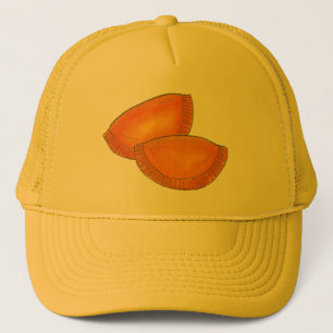 Jamaican Beef Patty Patties Food Cooking Yellow Trucker Hat