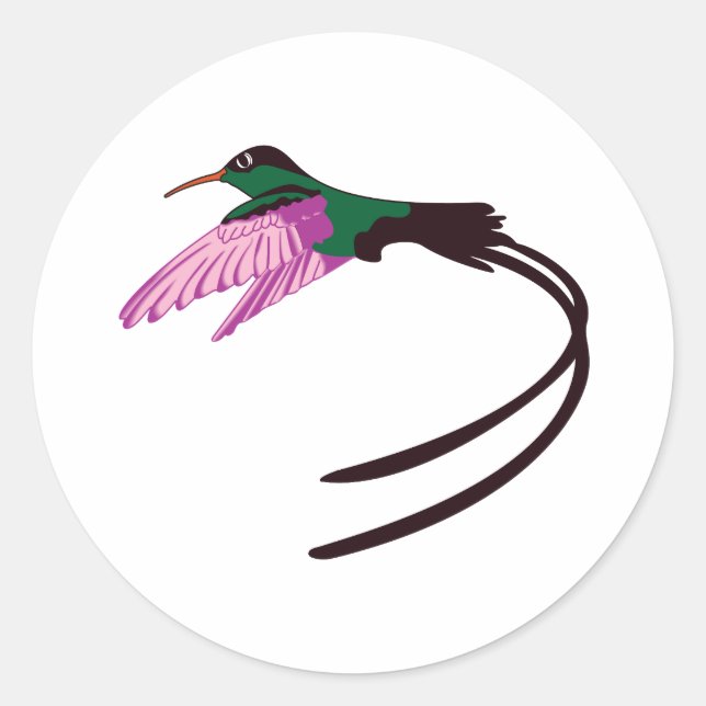 Jamaican Bird Classic Round Sticker (Front)