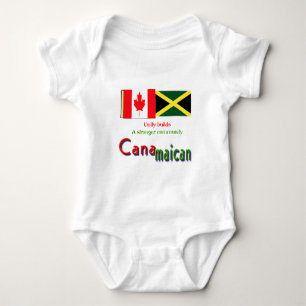 jamaican-canadian roots baby bodysuit