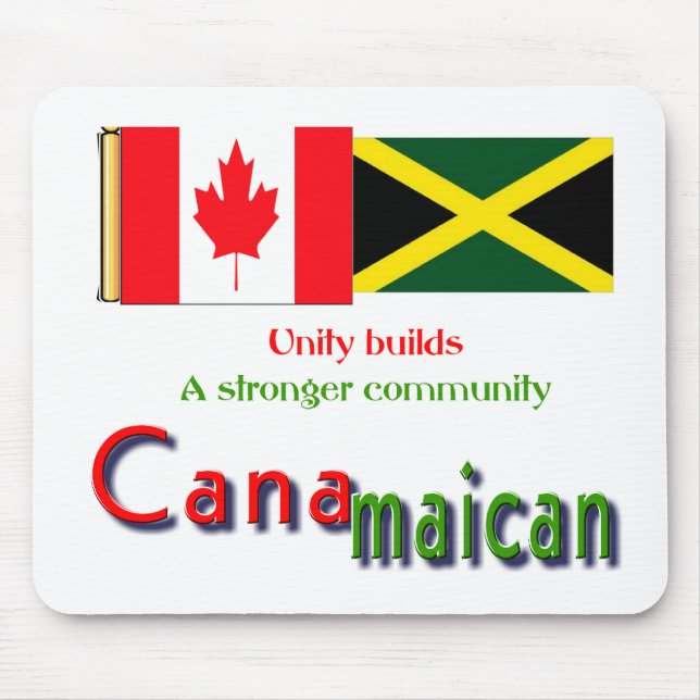 jamaican-canadian roots mouse mat (Front)