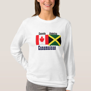 jamaican canadian t-shirts-power of two roots T-Shirt