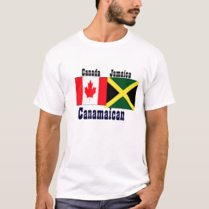 jamaican canadian t-shirts-power of two roots T-Shirt