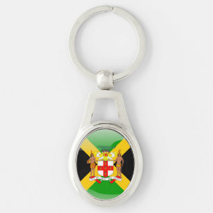 Jamaican Coat of arms Key Ring