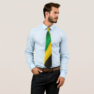 Jamaican colour socks tie