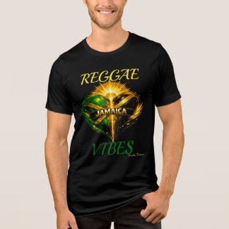 Jamaican colourful Tri-Blend shirt