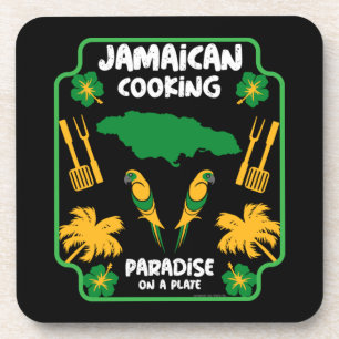 Jamaican Cooking Foodie Gifts Coaster