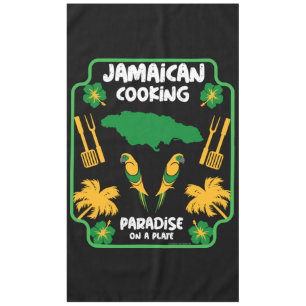 Jamaican Cooking Foodie Gifts    Tablecloth