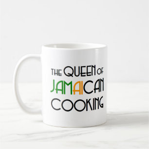 jamaican cooking queen coffee mug