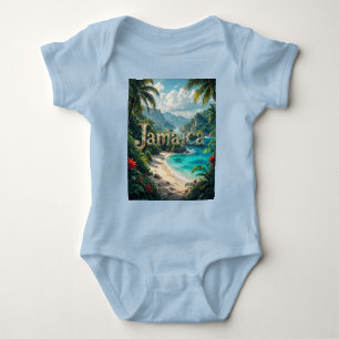 Jamaican cove baby bodysuit