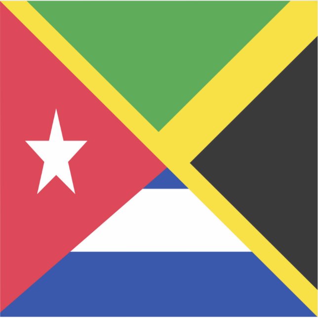 Jamaican Cuban Flag | Jamaica Cuba (Front)