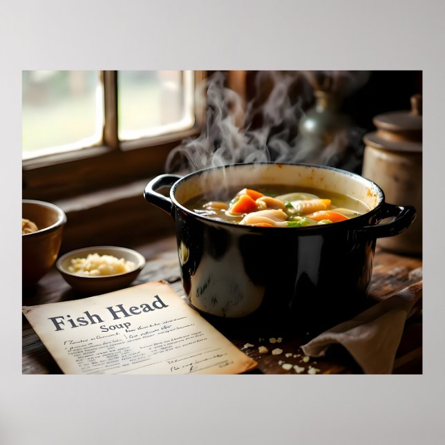 jamaican fish head soup poster (Front)
