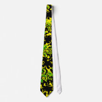 Jamaican Flag Abstract Mens Tie