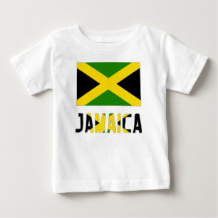 Jamaican Flag and Jamaica Baby T-Shirt