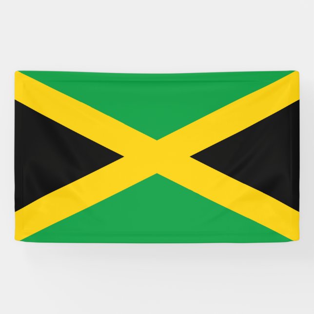 Jamaican Flag Banner (Horizontal)