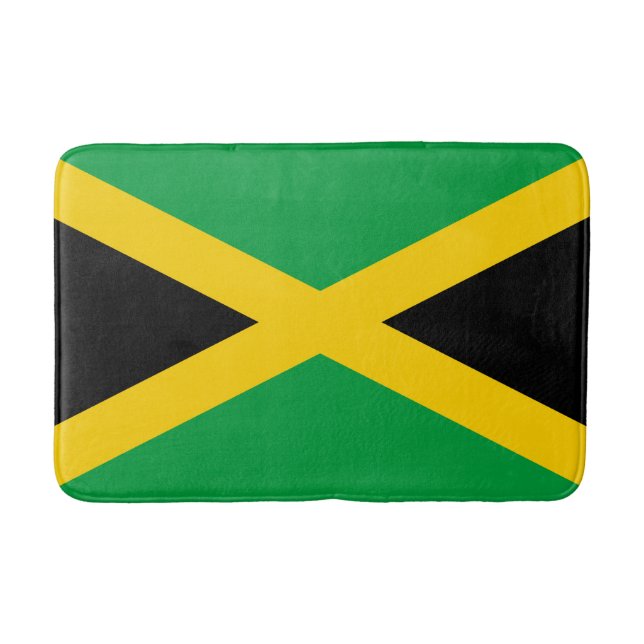 Jamaican Flag Bath Mat (Front)
