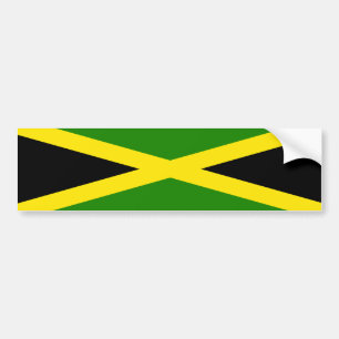 Jamaican Flag Bumper Sticker