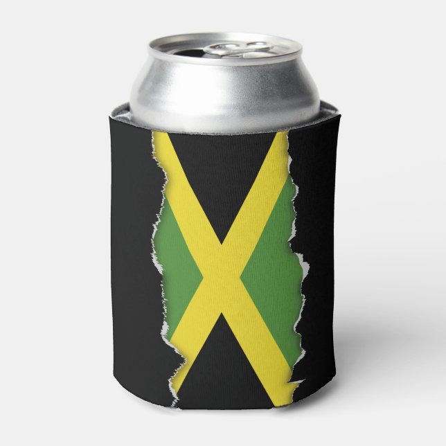 Jamaican Flag Can Cooler (Can Front)