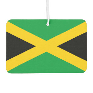Jamaican flag car air freshener