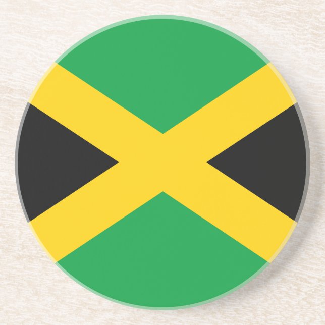 Jamaican Flag Coaster (Front)