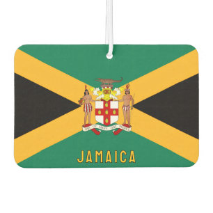 Jamaican Flag/ Coat of Arms Car Air Freshener