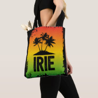 Jamaican Flag Colours Irie Tropical Rasta Greeting