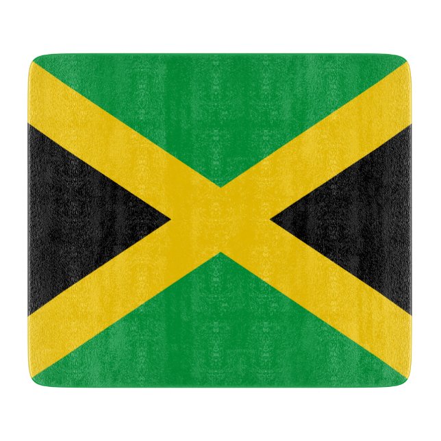 Jamaican Flag Cutting Board (Front)