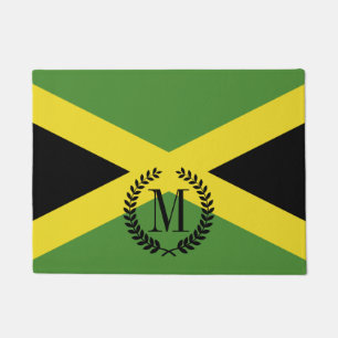 Jamaican Flag Doormat