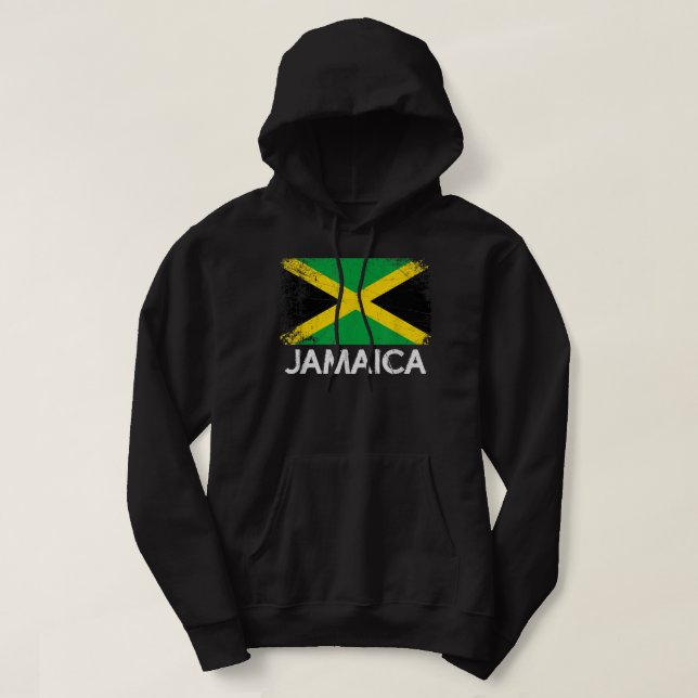 Jamaican Flag Hoodie (Design Front)