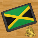 Jamaican flag & Jamaica fashion patriots /sports Trifold Wallet<br><div class="desc">WALLETS: Jamaica & Jamaican Flag fashion - love my country,  travel,  national patriots /sports fans</div>