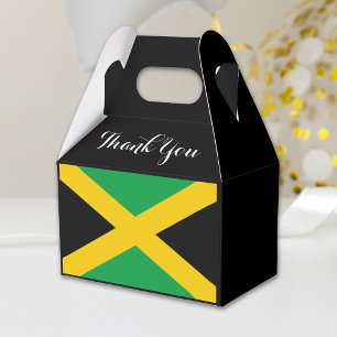 Jamaican Flag Jamaica Party Thank You Favour Box