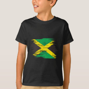 Jamaican Flag Jamaica Souvenir Love Travel Vacatio T-Shirt