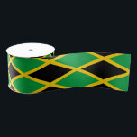 Jamaican Flag & Jamaica travel, holiday/sports Grosgrain Ribbon<br><div class="desc">Ribbon (Gifts): Jamaica & Jamaican flag fashion pattern - love my country,  travel,  holiday,  patriots / sports fans</div>