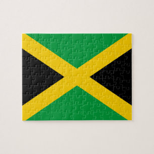 Jamaican Flag Jigsaw Puzzle