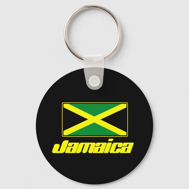Jamaican Flag Key Ring (Front)