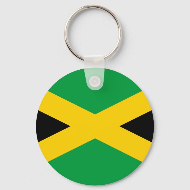 Jamaican Flag Key Ring (Front)