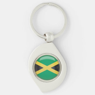Jamaican Flag Key Ring