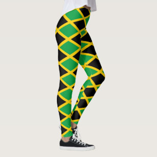 Jamaican flag leggings