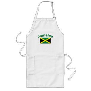 Jamaican Flag Long Apron