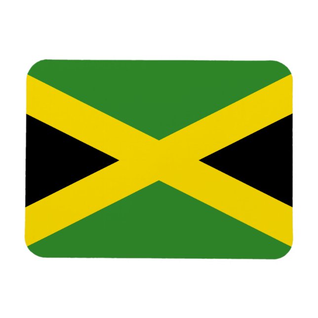 Jamaican Flag Magnet (Horizontal)