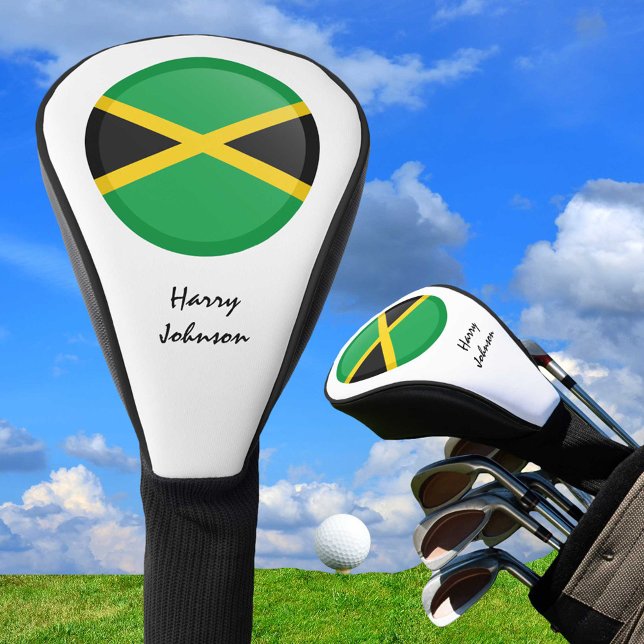 Jamaican Flag & Monogrammed Golf Clubs Covers (Creator Uploaded)