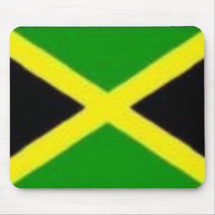 Jamaican flag mouse mat