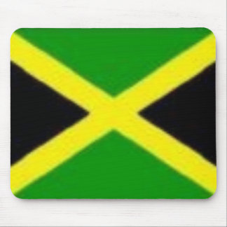Jamaican flag mouse mat