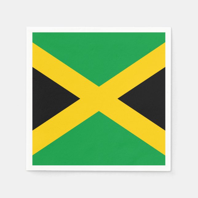 Jamaican Flag Napkin (Front)